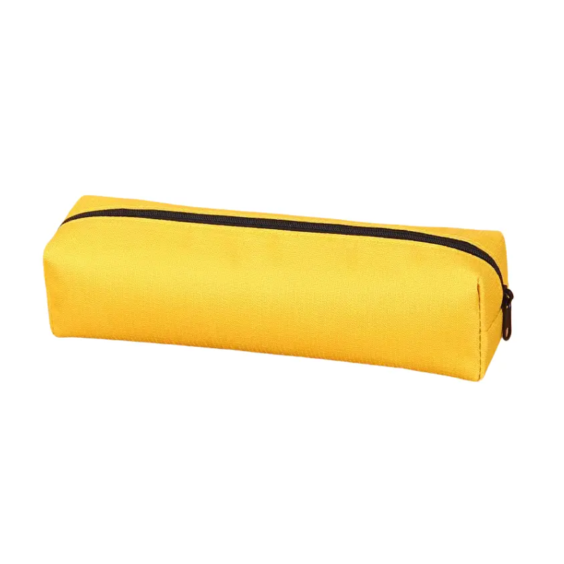 Trousse plumier jaune