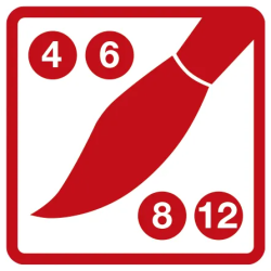 Set de pinceaux 4/6/8/12