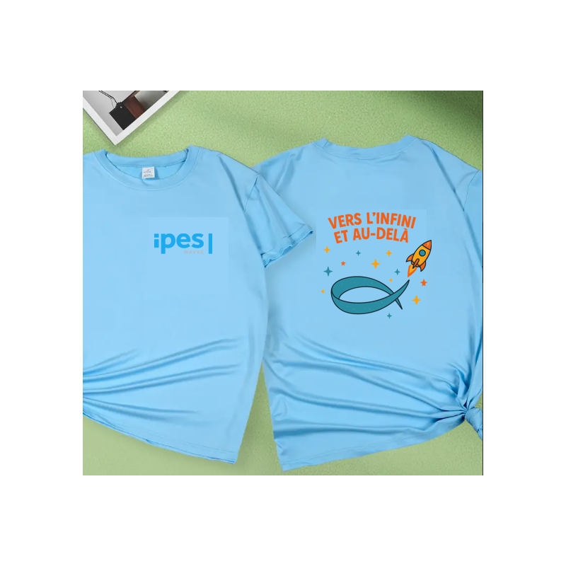 T-shirt INFINITY bleu