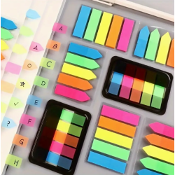 Etiquettes autocollantes colorées