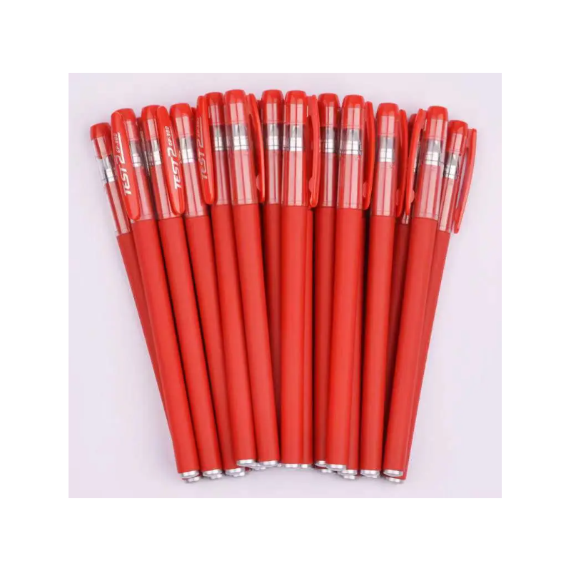 Stylo à gel rouge