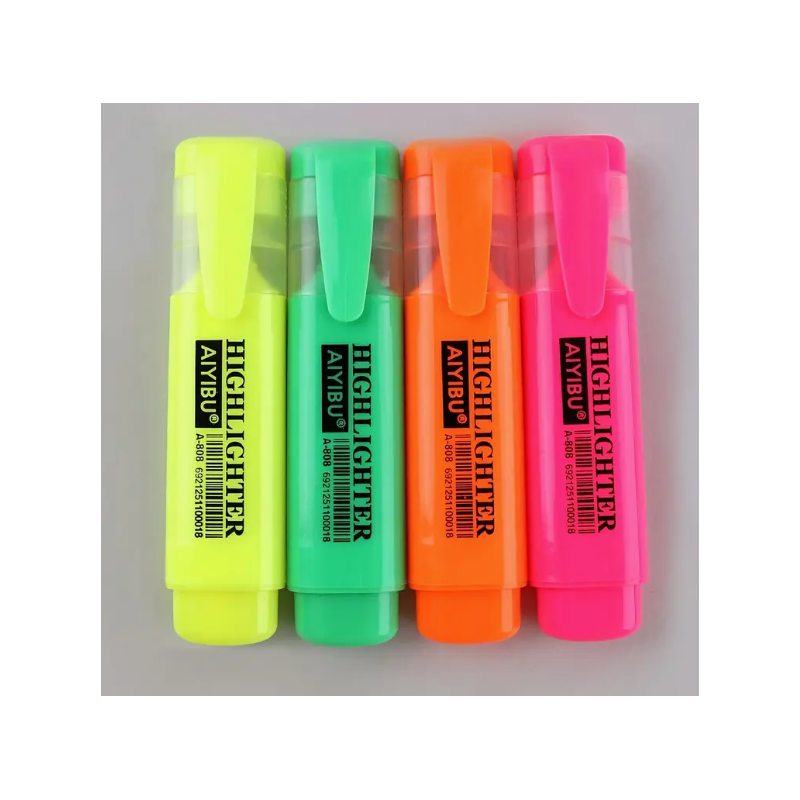 Surligneurs 4 couleurs