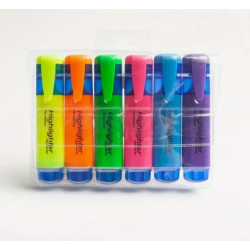Surligneurs 6 couleurs