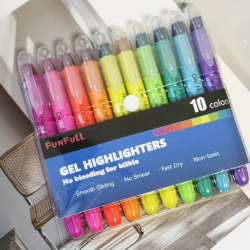 Surligneurs Gel aux couleurs vives