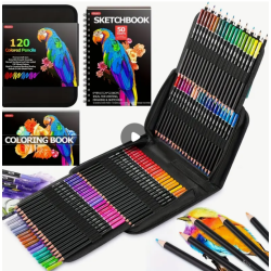 Ensemble de 120 crayons de couleur