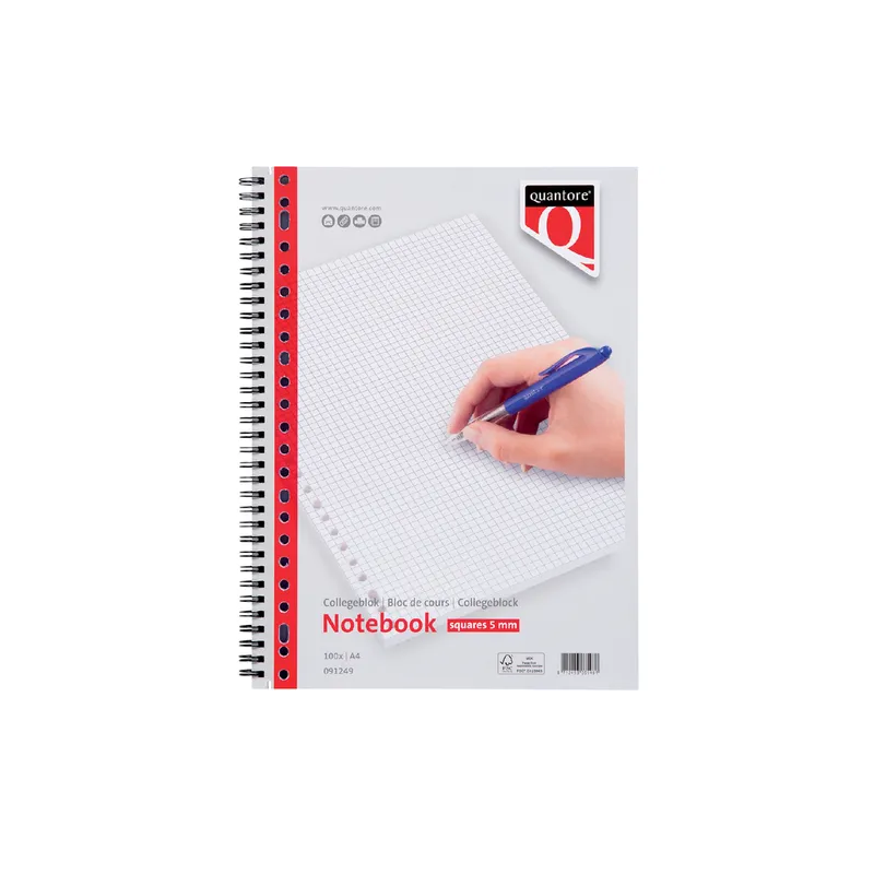 Bloc de cours A4 23 perforations